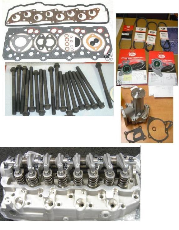 FOR MITSUBISHI L200 SHOGUN PAJERO 2.5TD 4D56 CYLINDER HEAD GASKET TIMING BELT