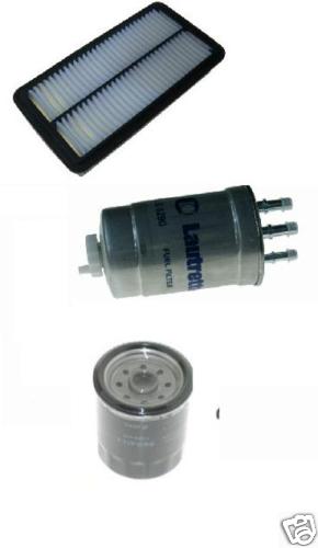 FOR KIA SEDONA 2.9DTI CDRI 07>  OIL AIR FUEL FILTERS NEW 