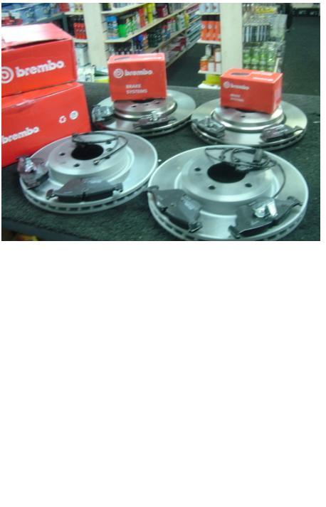 BMW 325i Ci 328I Ci BREMBO BRAKE DISC BREMBO BRAKE PAD HANDBRAKE PARKING SHOES