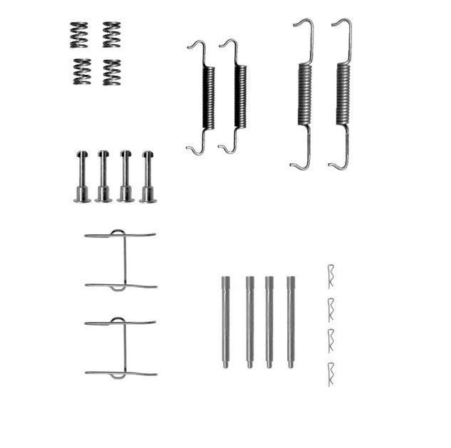 PEUGEOT 406 607 HANDBRAKE SHOE FITTING KIT REAR BRAKE PAD PIN FITTING KIT 
