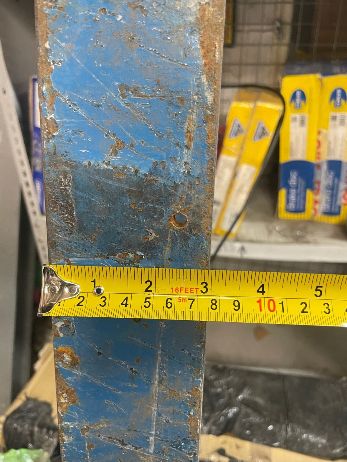 10FT 304CM RSJ STEEL BEAM GIRDER MEZZANINE FLOOR SUPPORT BEAM PLATES 5"X3" DEEP