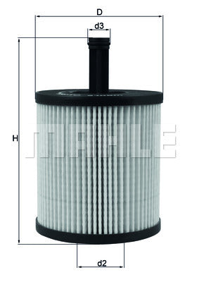 MAHLE OX 556D OIL  FILTER 