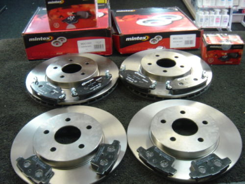 FORD MONDEO MK3 ST220 2005 ON BRAKE DISC FRONT  REAR MINTEX BRAKE DISC & PAD