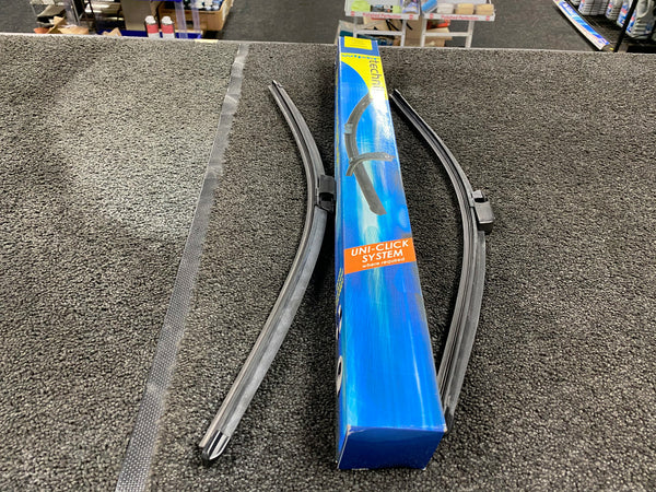 FRONT FLAT WIPER BLADE SET FITS AUDI A4 B7 CABRIOLET 2002-03 22" 23"