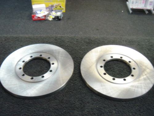 TRANSIT TDCI 06> RWD REAR SOLID  BRAKE DISCS X 2 