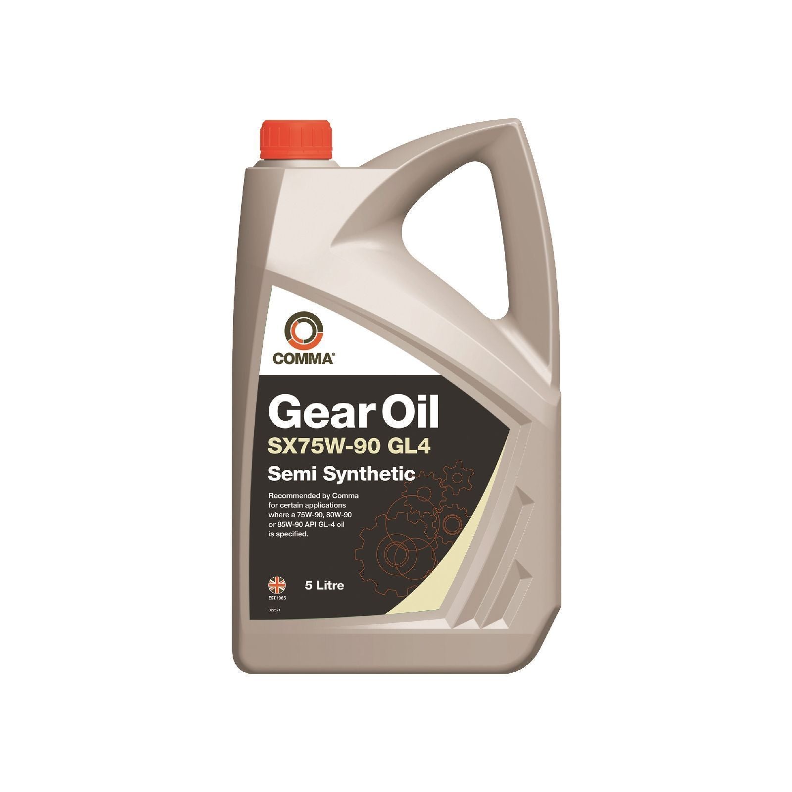 SX 75W90 GL4 High Performance Gear Oil - 5 Litre highgrade 