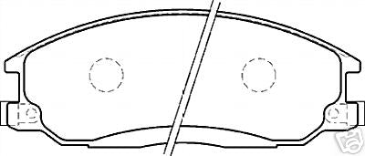 FOR HYUNDAI TRAJET 2.0 2.7 BRAKE PADS FRONT BRAKE   PADS  MINTEX