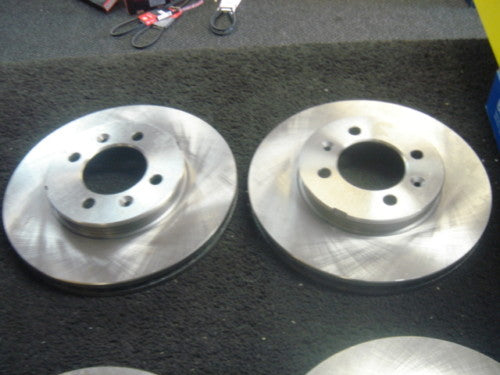 FOR MGF MG TF 115 120 135 160 REAR BRAKE DISCS PAIR 240MM NEW