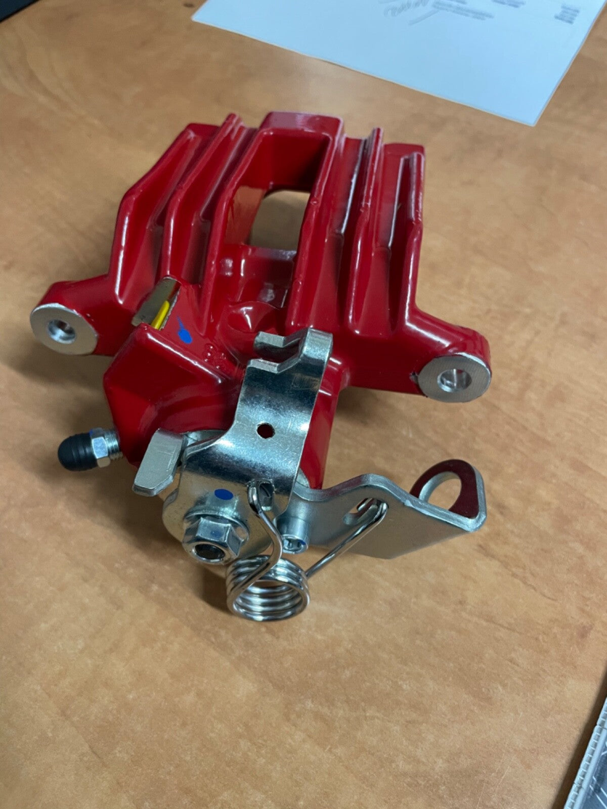 REAR BRAKE CALIPER RED FOR VW POLO MK3 BEETLE  1.6 1.9TD GTI WITH SOLID DISC RH