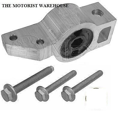 SKODA OCTAVIA 1Z3 04-ON FRONT LOWER ARM TRAILING ARM REAR BUSH + BOLTS KIT NEW