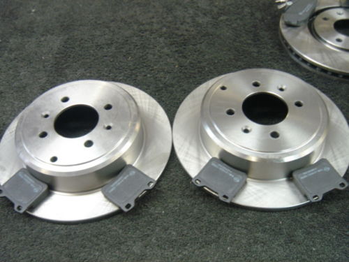 PEUGEOT 406 2 REAR BRAKE DISCS REAR BRAKE PADS FOR BOTH SIDE