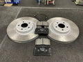 AUDI A7 3.0 2010 ONWARDS PERFORMANCE BRAKE DISC CROSS DRILLED FRONT and PADS
