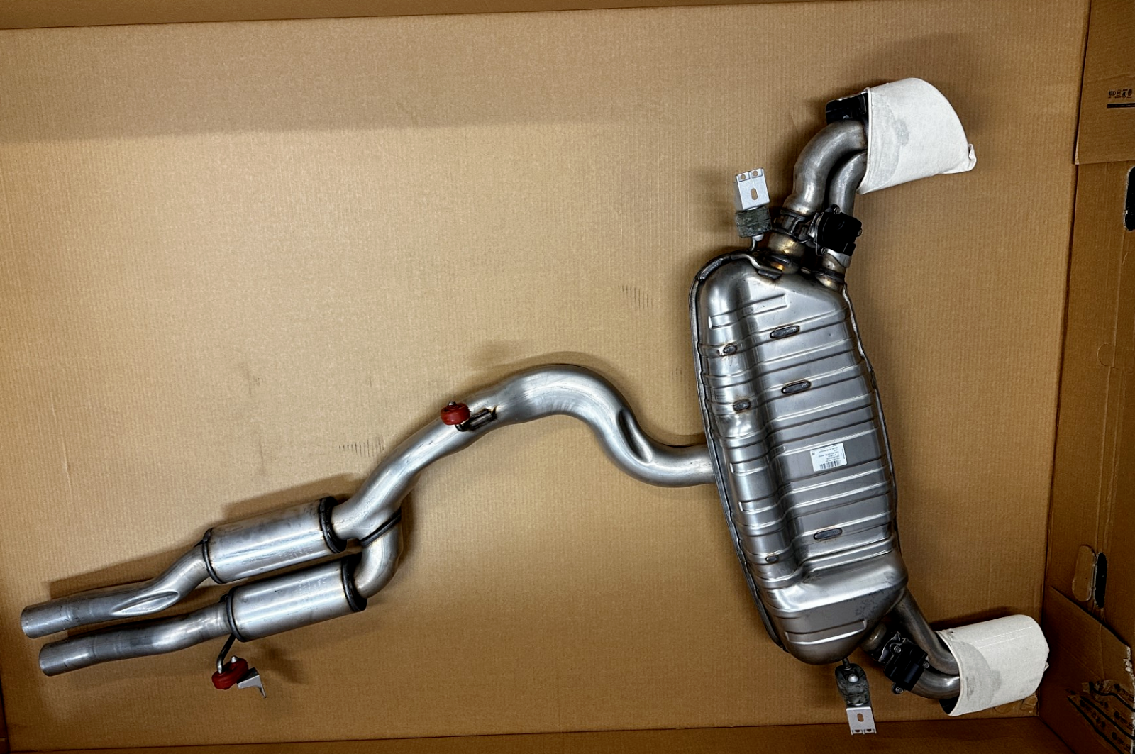 AUDI TTRS 2017ON EXHAUST PIPE SILENCER COMPLETE 8S0253181AP GENUINE BRAND NEW
