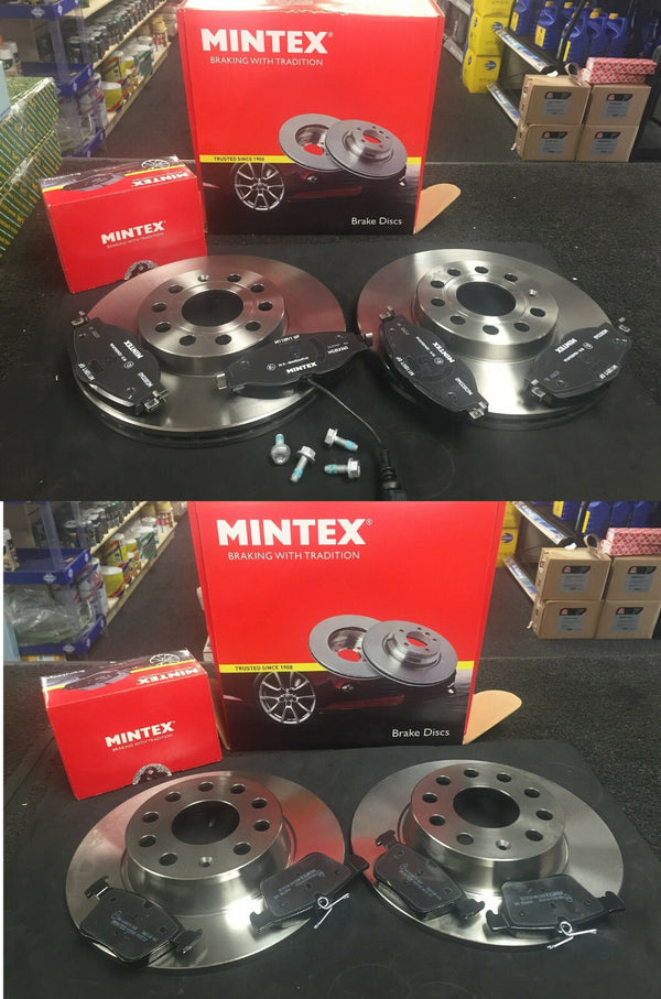 FOR AUDI A4 TDI S LINE (MK5 (B9)) BRAKE DISC PAD BRAKE PAD FRONTREAR MINTEX