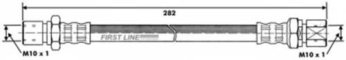 OPEL KADETT C CITY ESTATE COUPE  REAR LH BRAKE HOSE