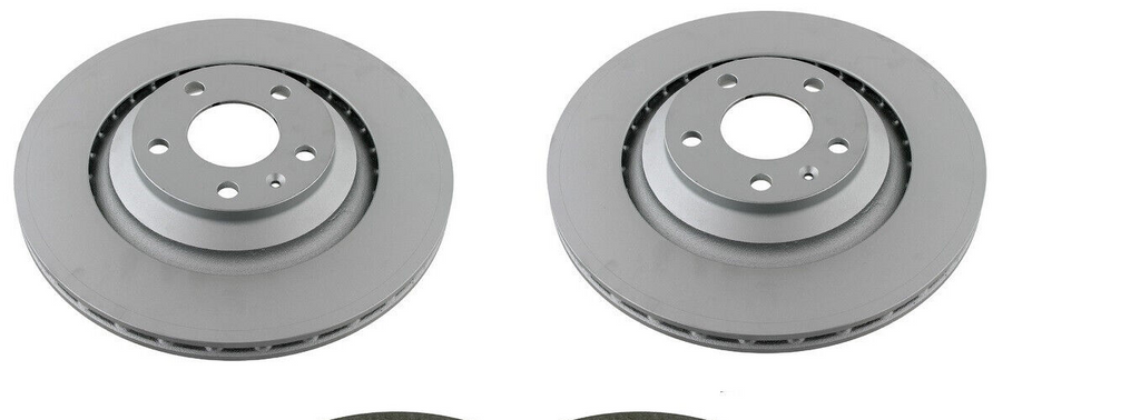 FOR AUDI A6 C6 2.7TD 3.0TD 3.2 2004-2011  2 REAR FERODO BRAKE DISCS 330MM