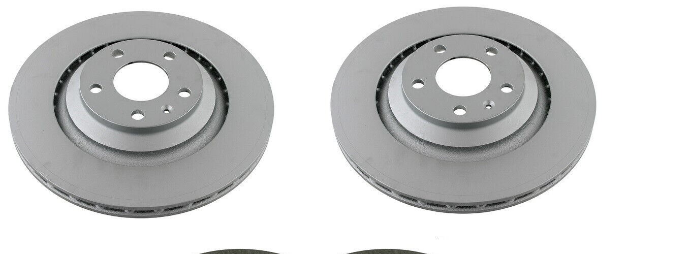 FOR AUDI A6 C6 2.7TD 3.0TD 3.2 2004-2011  2 REAR FERODO BRAKE DISCS 330MM