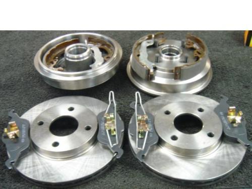 FOCUS BRAKE DISCS & PADS DRUM WITH BEARING & SHOES