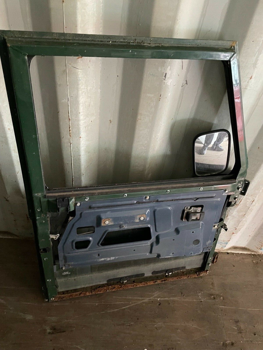 FRONT LH PASSENGER NS DOOR LAND ROVER DEFENDER 90 110 TDI CSW GREEN