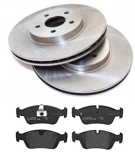FOR BMW Z3 Z4 BRAKE DISCS & PADS FRONT VENTED 286MM