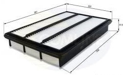 FOR MITSUBISHI PAJERO/SHOGUN 3.2D 00 to 06 AIR FILTER