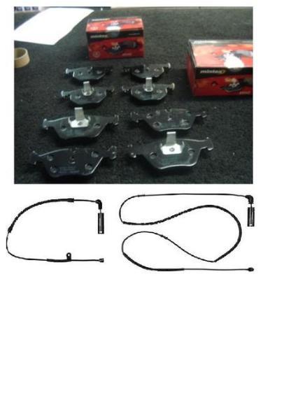 BMW 330D 330i Ci E46 MINTEX BRAKE PADS WITH SENSORS FRONT REAR 