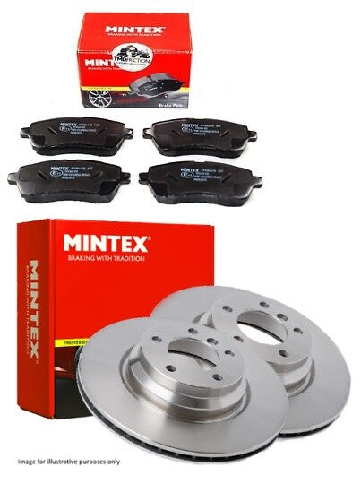 FOR FORD FIESTA MK7 2012-2019 MINTEX OR BOSCH FRONT BRAKE DISCS BRAKE PADS 