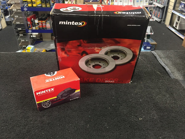  FOR FIAT MULTIPLA 1.6 1.9JTD MINTEX OE FRONT BRAKE DISCS BRAKE PADS MINTEX