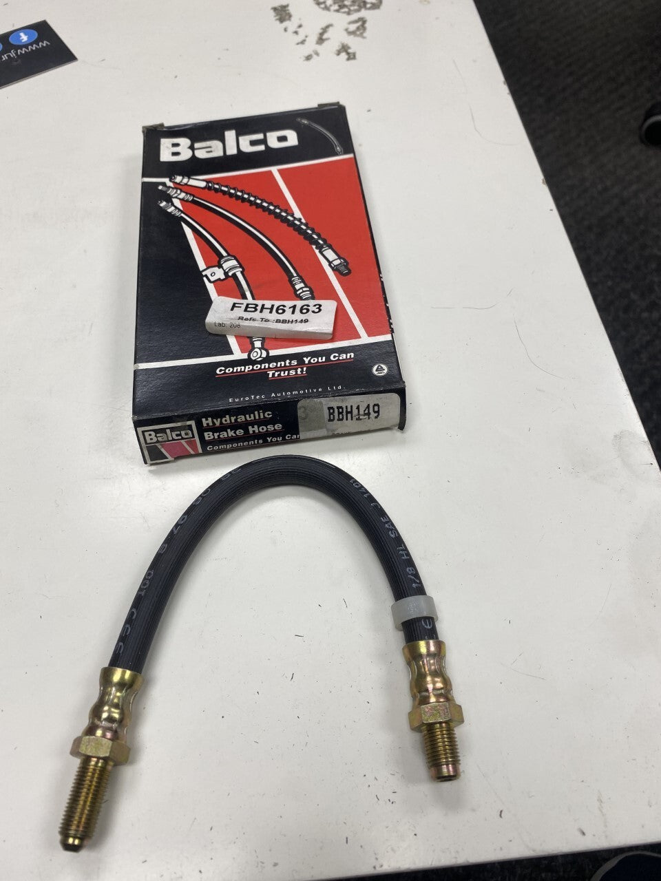 FOR FORD GRANADA 2.0 2.3 2.5 2.8 REAR BRAKE FLEXY HOSE 6113884