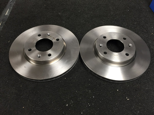 FOR KIA MAGENTIS 2001-2005 BRAKE DISCS FRONT VENTED 4 STUD 