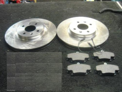 RENAULT CLIO MEGANE BRAKE DISCS BRAKE & PADS 238MM ABS
