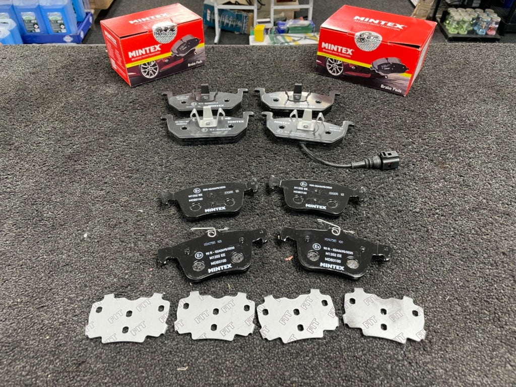 FIT FOR  GOLF MK7 1.0 1.2 1.4 1.6 TDi BRAKE PADS FRONT REAR MINTEX 
