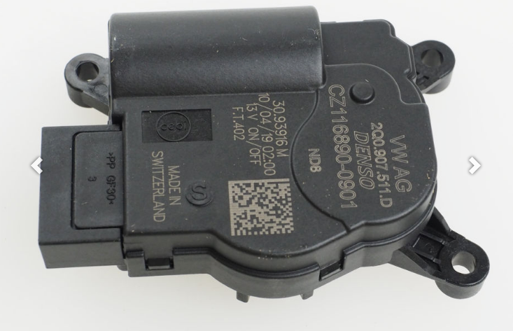 VW AUDI SEAT SKODA SERVO MOTOR HEATER AIR RECIRCULATION FLAP 2Q0907511D GENUINE