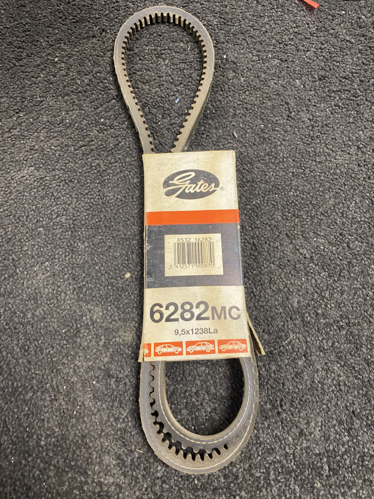 GENUINE GATES FAN BELT FITS VOLVO 740 2.4 TURBO  6282MC