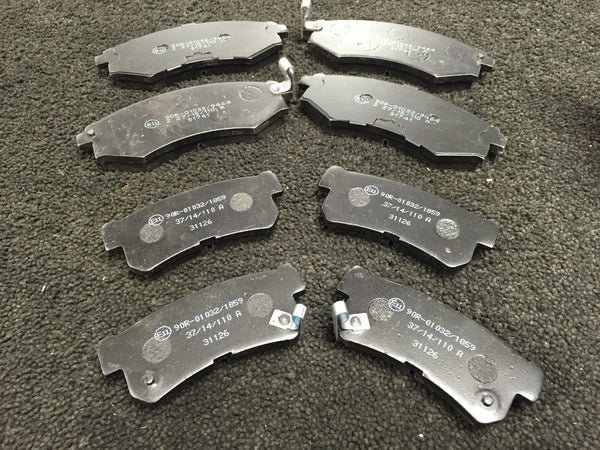 FOR KORANDO LIMITED EDITION FRONT & REAR BRAKE PADS  