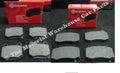 FOR NISSAN 350Z BREMBO DISC BRAKE PADS FRONT REAR  