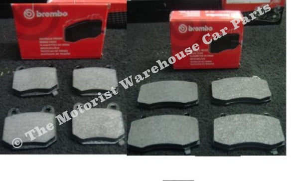 FOR NISSAN 350Z BREMBO DISC BRAKE PADS FRONT REAR  