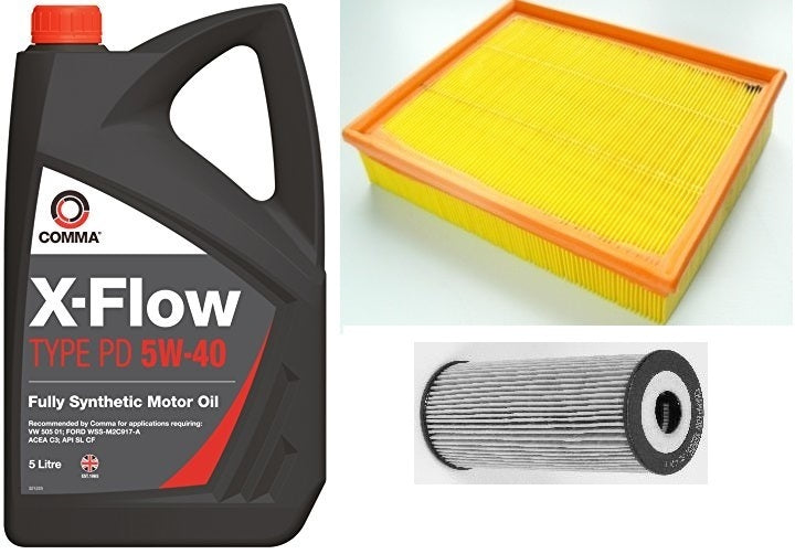 VW PASSAT 1.9 TDI 3B3 PD 2000-2005 OIL AIR FILTER + 5L 5W40 PD OIL SERVICE KIT