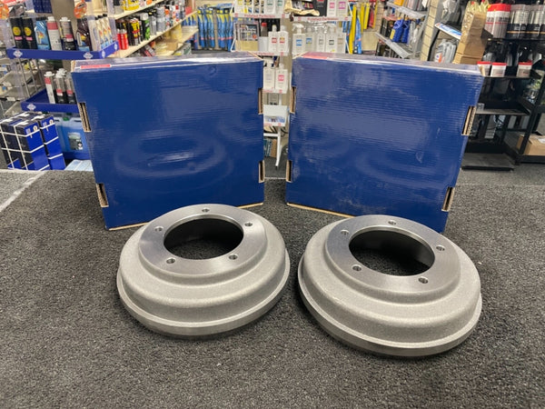 FOR FORD TRANSIT 2.5D 2.5TD MK4 MK5 1991-2000 2 REAR BRAKE DRUMS REAR 14"WHEEL