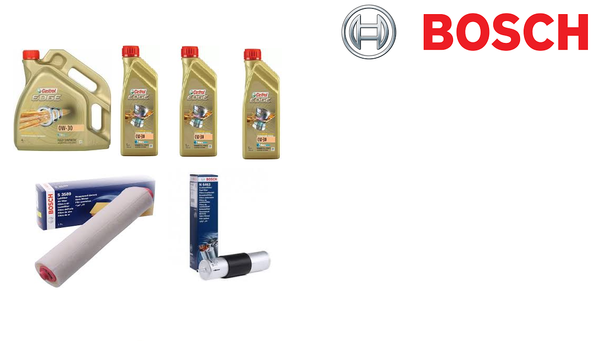 FOR BMW X5 E53 3.0D 3.0 DIESEL 2003- AIR OIL FUEL FILTER SERVICE + CASTROL EDGE