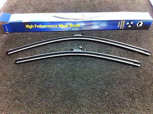 VW PASSAT GOLF MK5 FLAT BEAM AEROFLEX WIPER BLADES X2
