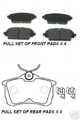 FOR HONDA ACCORD 98-03 MINTEX FRONT & REAR BRAKE PADS NEW 