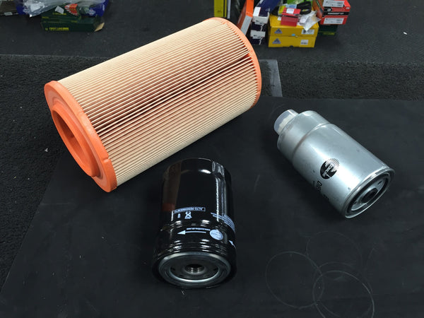 FIT FOR IVECO DAILY 2.3td HPI 99-2006 OIL  FILTER AIR FUEL FILTER SERVICE KIT