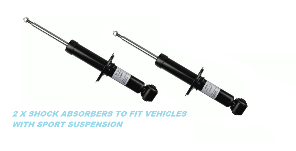 FOR AUDI A6 1.8 2.4 2.5 2.7 2.8 C5 1997-2005 REAR SHOCK ABSORBER PAIR 