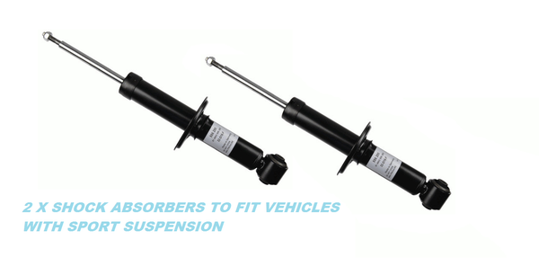 FOR AUDI A6 1.8 2.4 2.5 2.7 2.8 C5 1997-2005 REAR SHOCK ABSORBER PAIR 