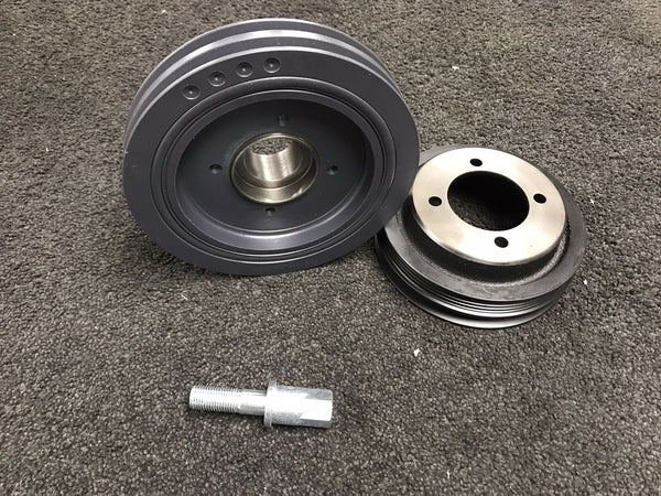 FOR MITSUBISHI SHOGUN SPORT 2.5TD 4D56 CRANKSHAFT DAMPER PULLEY INNER OUTER