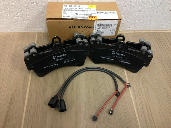 AUDI Q7 VW TOUAREG TDi FRONT BRAKE PAD 7L0698151R  + SENSORS BRAND NEW GENUINE