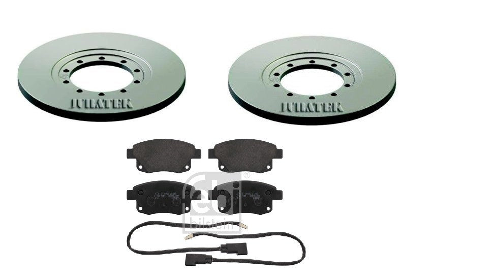 FORD TRANSIT  RWD 2.2TDCI 280 260 300 06 ON REAR BRAKE DISCS BRAKE PAD SINGLE W