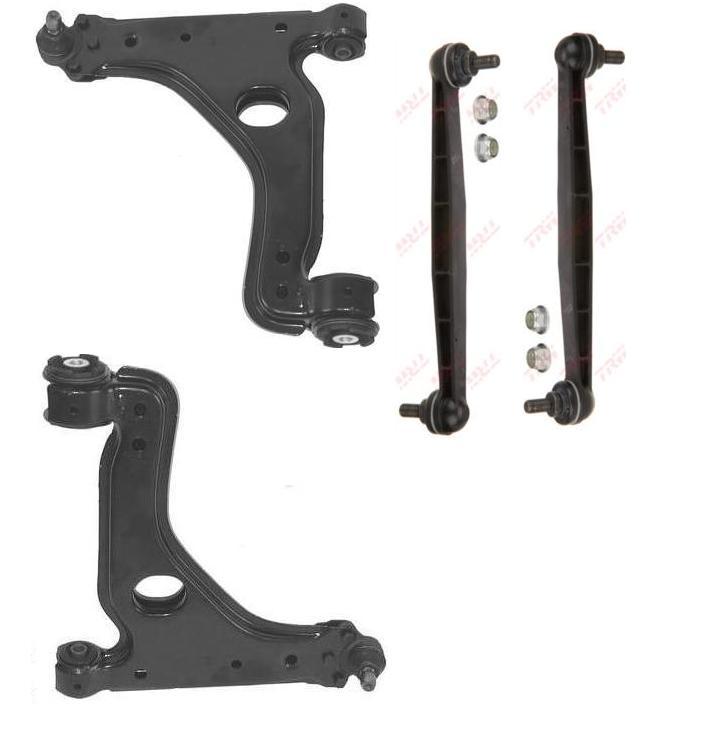 VAUXHALL ASTRA G MK4 1998-2004 2 LOWER WISHBONE  ARMS 2 ANTI ROLL  BAR  LINKS 