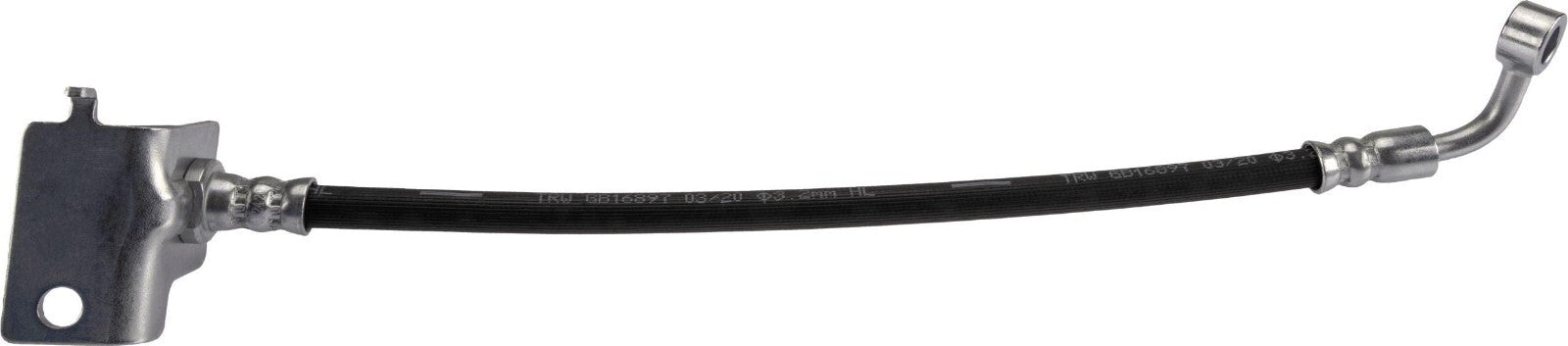 OS RH DRIVER SIDE FRONT BRAKE HOSE HYUNDAI i10 2013-2021 316mm